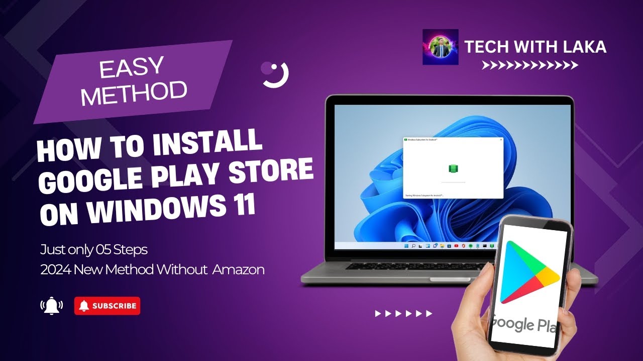 how to install google play store on windows 11